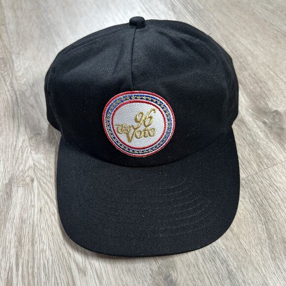 Vintage 1996‎ ABC News The Vote Hat Black Mohrs Cap - Picture 1 of 8
